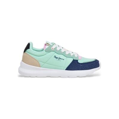Pepe Jeans für Frauen/Mädchen. PGS400012 Turnschuhe Teagan Bass türkis (34), Blau, Wohnung, Schnürsenkel, Lässig, Kinderbekleidung Pepe Jeans für Frauen/Mädchen. PGS400012 Turnschuhe Teagan Bass türkis (34), Blau, Wohnung, Schnürsenkel, Lässig, Kinderbekleidung