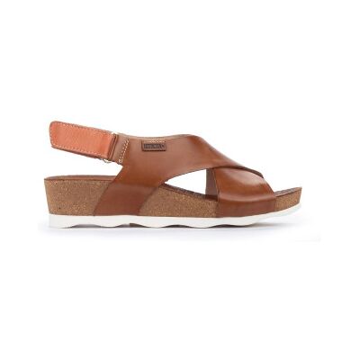 Pikolinos für Damen. W9E-0912 Braune Mahon Ledersandalen (41), 1 bis 3 cm, Klettverschluss, Lässig Pikolinos für Damen. W9E-0912 Braune Mahon Ledersandalen (41), 1 bis 3 cm, Klettverschluss, Lässig