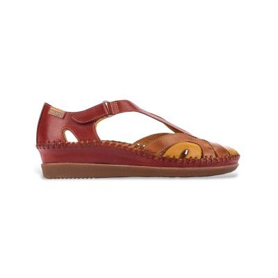 Pikolinos für Damen. W8K-1569C1 Lederschuhe Cadaques rot (39), 3 bis 5 cm, Klettverschluss, Lässig Pikolinos für Damen. W8K-1569C1 Lederschuhe Cadaques rot (39), 3 bis 5 cm, Klettverschluss, Lässig