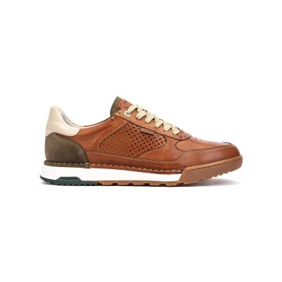 Pikolinos für Herren. M3W-6435C1 Teide Braun Leder Turnschuhe (44), Wohnung, Schnürsenkel, Lässig Pikolinos für Herren. M3W-6435C1 Teide Braun Leder Turnschuhe (44), Wohnung, Schnürsenkel, Lässig
