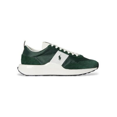 Polo Ralph Lauren für Herren. 809P07284001 Turnschuhe Leder Train 89 grün (40), Wohnung, Schnürsenkel, Lässig Polo Ralph Lauren für Herren. 809P07284001 Turnschuhe Leder Train 89 grün (40), Wohnung, Schnürsenkel, Lässig