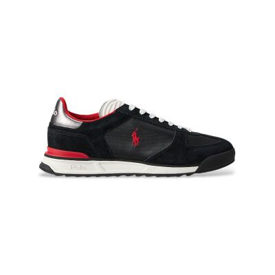 Polo Ralph Lauren für Herren. 809974040004 Varick Turnschuhe aus Wildleder und schwarzem Oxford (40), Wohnung, Schnürsenkel, Lässig Polo Ralph Lauren für Herren. 809974040004 Varick Turnschuhe aus Wildleder und schwarzem Oxford (40), Wohnung, Schnürsenkel, Lässig