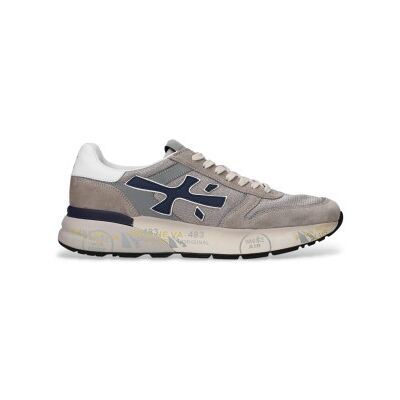 Premiata für Herren. MICK Mick Grau Leder Turnschuhe (40), Wohnung, Schnürsenkel, Lässig Premiata für Herren. MICK Mick Grau Leder Turnschuhe (40), Wohnung, Schnürsenkel, Lässig