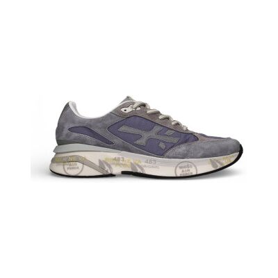 Premiata für Herren. MOERUN Moerund Leder Turnschuhe navy, grau (46), Wohnung, Schnürsenkel, Lässig, Marine Premiata für Herren. MOERUN Moerund Leder Turnschuhe navy, grau (46), Wohnung, Schnürsenkel, Lässig, Marine