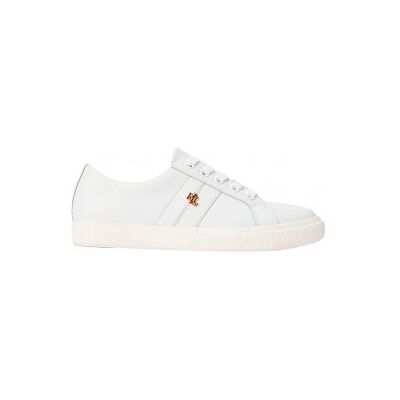 Lauren Ralph Lauren für Damen. 802830937006 Janson II beschichtete Lederschuhe weiß (37), Wohnung, Schnürsenkel, Lässig Lauren Ralph Lauren für Damen. 802830937006 Janson II beschichtete Lederschuhe weiß (37), Wohnung, Schnürsenkel, Lässig