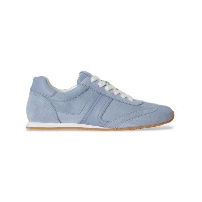 Lauren Ralph Lauren für Damen. 802P15837004 Blaue Dani Turnschuhe aus Wildleder und Leder (40), Wohnung, Schnürsenkel, Lässig Lauren Ralph Lauren für Damen. 802P15837004 Blaue Dani Turnschuhe aus Wildleder und Leder (40), Wohnung, Schnürsenkel, Lässig