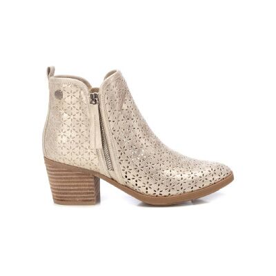 Refresh für Damen. 17278406-ORO Stiefelette 172784 gold (36), 5 bis 8 cm, Reißverschluss, Lässig Refresh für Damen. 17278406-ORO Stiefelette 172784 gold (36), 5 bis 8 cm, Reißverschluss, Lässig
