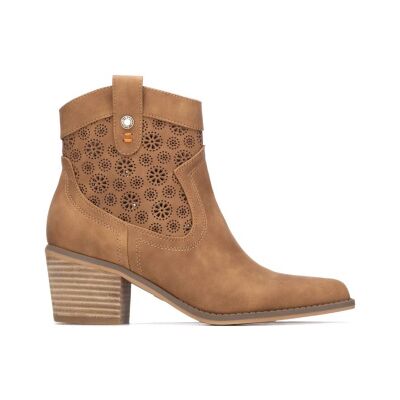 Refresh für Damen. 17515001-CAMEL Stiefelette 175150 braun (39), 3 bis 5 cm, Reißverschluss, Lässig Refresh für Damen. 17515001-CAMEL Stiefelette 175150 braun (39), 3 bis 5 cm, Reißverschluss, Lässig