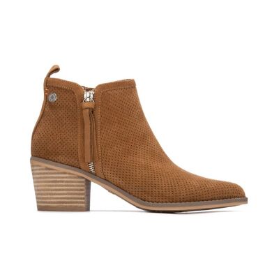 Refresh für Damen. 17515104-CAMEL Stiefelette 175151 braun (35), 3 bis 5 cm, Reißverschluss, Lässig, Wildleder Refresh für Damen. 17515104-CAMEL Stiefelette 175151 braun (35), 3 bis 5 cm, Reißverschluss, Lässig, Wildleder
