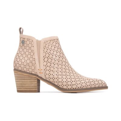 Refresh für Damen. 17515203-NUDE Stiefelette 175152 beige (36), Braun, 3 bis 5 cm, Reißverschluss, Lässig Refresh für Damen. 17515203-NUDE Stiefelette 175152 beige (36), Braun, 3 bis 5 cm, Reißverschluss, Lässig