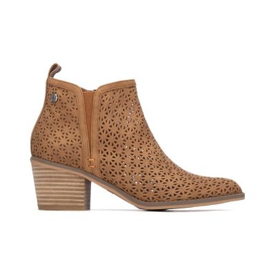 Refresh für Damen. 17515206-CAMEL Stiefelette 175152 braun (39), 3 bis 5 cm, Reißverschluss, Lässig Refresh für Damen. 17515206-CAMEL Stiefelette 175152 braun (39), 3 bis 5 cm, Reißverschluss, Lässig