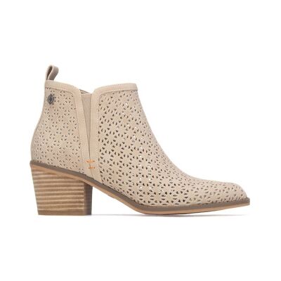 Refresh für Damen. 17515207-BEIGE Stiefelette 175152 beige (36), 3 bis 5 cm, Reißverschluss, Lässig Refresh für Damen. 17515207-BEIGE Stiefelette 175152 beige (36), 3 bis 5 cm, Reißverschluss, Lässig