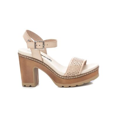 Refresh für Damen. 17077703-HIELO Sandalen 170777 beige (40), 8 bis 10 cm, Schnalle, Lässig Refresh für Damen. 17077703-HIELO Sandalen 170777 beige (40), 8 bis 10 cm, Schnalle, Lässig