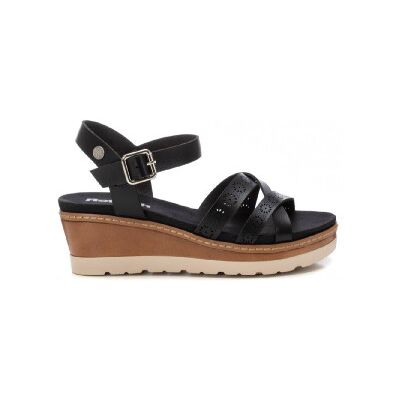Refresh für Damen. 17268205-NEGRO Sandalen 172682 schwarz (37), 5 bis 8 cm, Schnalle, Lässig Refresh für Damen. 17268205-NEGRO Sandalen 172682 schwarz (37), 5 bis 8 cm, Schnalle, Lässig