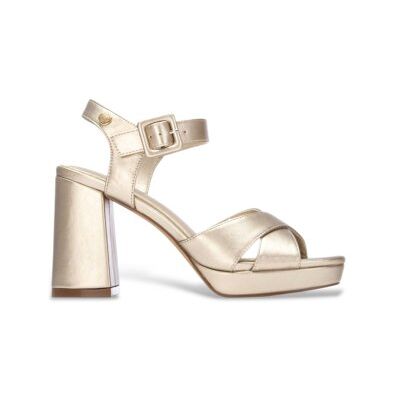 Refresh für Damen. 17525406-ORO Sandalen 175254 gold (40), 5 bis 8 cm, Schnalle, Party Refresh für Damen. 17525406-ORO Sandalen 175254 gold (40), 5 bis 8 cm, Schnalle, Party