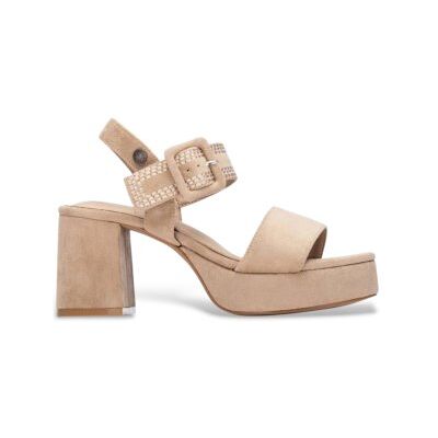 Refresh für Damen. 17526202-BEIGE Sandalen 175262 beige (36), 5 bis 8 cm, Schnalle, Lässig Refresh für Damen. 17526202-BEIGE Sandalen 175262 beige (36), 5 bis 8 cm, Schnalle, Lässig