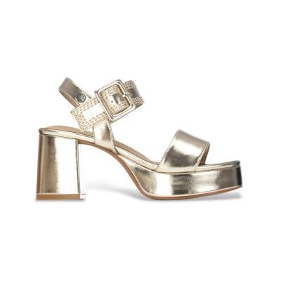 Refresh für Damen. 17526206-ORO Sandalen 175262 gold (38), 5 bis 8 cm, Schnalle, Lässig, Party Refresh für Damen. 17526206-ORO Sandalen 175262 gold (38), 5 bis 8 cm, Schnalle, Lässig, Party