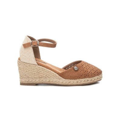 Refresh für Damen. 17196902-CAMEL Espadrilles 171969 braun (40), 5 bis 8 cm, Schnalle, Lässig Refresh für Damen. 17196902-CAMEL Espadrilles 171969 braun (40), 5 bis 8 cm, Schnalle, Lässig