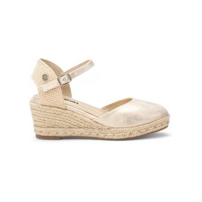 Refresh für Damen. 17285901-ORO Espadrilles 172859 gold (40), 5 bis 8 cm, Schnalle, Lässig Refresh für Damen. 17285901-ORO Espadrilles 172859 gold (40), 5 bis 8 cm, Schnalle, Lässig