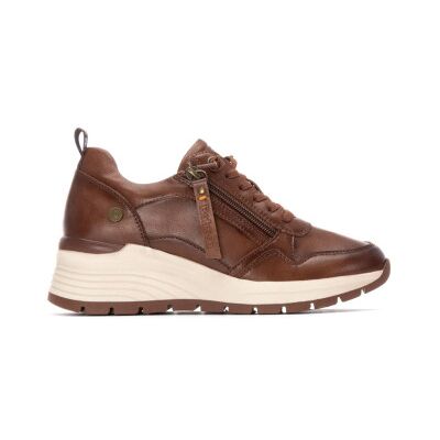 Refresh für Damen. 17293802-CAMEL Turnschuhe 172938 braun (40), 1 bis 3 cm, Schnürsenkel, Reißverschluss, Lässig Refresh für Damen. 17293802-CAMEL Turnschuhe 172938 braun (40), 1 bis 3 cm, Schnürsenkel, Reißverschluss, Lässig