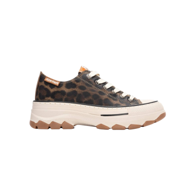 Refresh für Damen. 17307905-LEOPARDO Turnschuhe 173079 braun (35), 3 bis 5 cm, Schnürsenkel, Lässig, Tierdruck Refresh für Damen. 17307905-LEOPARDO Turnschuhe 173079 braun (35), 3 bis 5 cm, Schnürsenkel, Lässig, Tierdruck