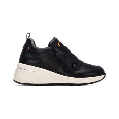 Refresh für Damen. 17505204-NEGRO Turnschuhe 175052 schwarz (37), 3 bis 5 cm, Reißverschluss, Lässig Refresh für Damen. 17505204-NEGRO Turnschuhe 175052 schwarz (37), 3 bis 5 cm, Reißverschluss, Lässig