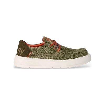 Replay für Herren. RZ8G0001T Schuhe Alcyon 2 Tex grün (41), Stoff, Wohnung, Schnürsenkel, Lässig Replay für Herren. RZ8G0001T Schuhe Alcyon 2 Tex grün (41), Stoff, Wohnung, Schnürsenkel, Lässig
