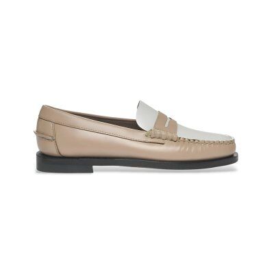 Sebago für Damen. 76112KW Leder Mokassins Clasic Dan beige, weiß (41), Wohnung, Keine, Lässig Sebago für Damen. 76112KW Leder Mokassins Clasic Dan beige, weiß (41), Wohnung, Keine, Lässig