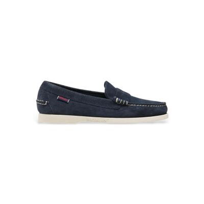 Sebago für Herren. 7111MSW Dan Boat Loafers aus Leder navy (45), Blau, Wohnung, Keine, Lässig, Marine Sebago für Herren. 7111MSW Dan Boat Loafers aus Leder navy (45), Blau, Wohnung, Keine, Lässig, Marine