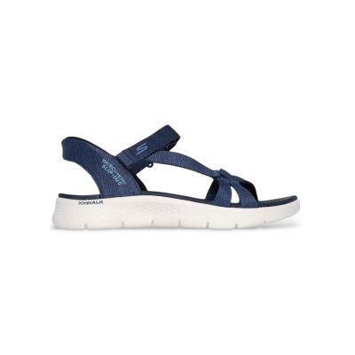 Skechers für Damen. 141481 Sandalias Slip-ins: GO WALK Flex - Illuminate Marineblau (38), Wohnung, Klettverschluss, Lässig, Sportlich, Stran Skechers für Damen. 141481 Sandalias Slip-ins: GO WALK Flex - Illuminate Marineblau (38), Wohnung, Klettverschluss, Lässig, Sportlich, Stran