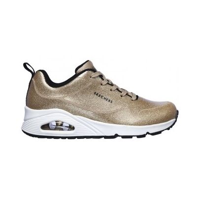 Skechers für Damen. 155002 Schuhe Uno Diamond Shatter gold (39), 3 bis 5 cm, Schnürsenkel, Lässig Skechers für Damen. 155002 Schuhe Uno Diamond Shatter gold (39), 3 bis 5 cm, Schnürsenkel, Lässig