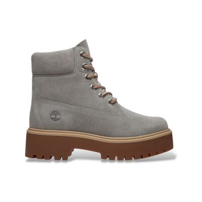 Timberland für Damen. TB0A5THXEJR1 Graue Lederstiefel von Stone Street (055 = 36), Wohnung, Schnürsenkel, Lässig Timberland für Damen. TB0A5THXEJR1 Graue Lederstiefel von Stone Street (055 = 36), Wohnung, Schnürsenkel, Lässig