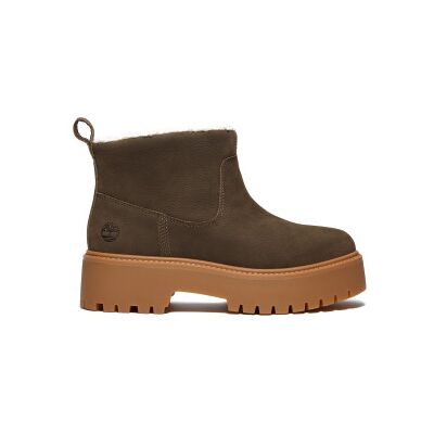 Timberland für Damen. TB0A283GW011 Stone Street grüne Lederstiefeletten (38.5 W), 3 bis 5 cm, Keine, Lässig Timberland für Damen. TB0A283GW011 Stone Street grüne Lederstiefeletten (38.5 W), 3 bis 5 cm, Keine, Lässig