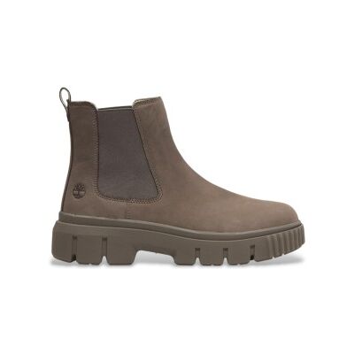 Timberland für Damen. TB0A2FK2EM51 Greyfield Mid taupefarbene Chelseastiefel aus Leder (42 W), Wohnung, Keine, Lässig, Nachhaltig Timberland für Damen. TB0A2FK2EM51 Greyfield Mid taupefarbene Chelseastiefel aus Leder (42 W), Wohnung, Keine, Lässig, Nachhaltig