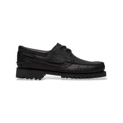 Timberland für Herren. TB0A2PDQANI1 Schwarze ?Authentic?-Leder-Bootsschuhe (39 W), Wohnung, Schnürsenkel, Lässig, Klassisch Timberland für Herren. TB0A2PDQANI1 Schwarze ?Authentic?-Leder-Bootsschuhe (39 W), Wohnung, Schnürsenkel, Lässig, Klassisch