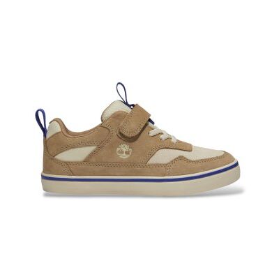 Timberland Unisex für Kinder. TB0A6H44EUP1 Beigefarbene Stone Jump-Sneaker aus Leder (34), Wohnung, Spaltleder, Schnürsenkel, Klettverschlus Timberland Unisex für Kinder. TB0A6H44EUP1 Beigefarbene Stone Jump-Sneaker aus Leder (34), Wohnung, Spaltleder, Schnürsenkel, Klettverschlus