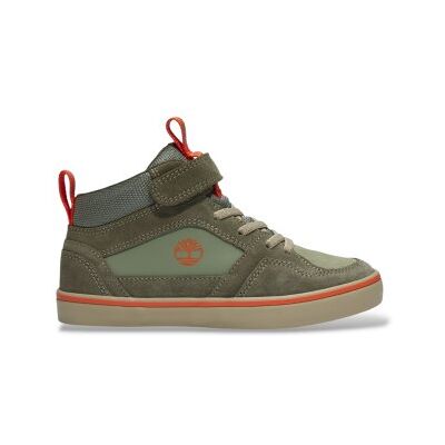 Timberland Unisex für Kinder. TB0A6FN7APJ1 Grüne Stone Jump-Sneaker aus Leder (32), Wohnung, Schnürsenkel, Klettverschluss, Lässig, Kinderbe Timberland Unisex für Kinder. TB0A6FN7APJ1 Grüne Stone Jump-Sneaker aus Leder (32), Wohnung, Schnürsenkel, Klettverschluss, Lässig, Kinderbe