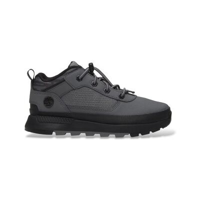 Timberland Unisex für Kinder. TB0A2FV8AHQ1 Dunkelgraue Field Trekker Sneaker mit elastischen Schnürsenkeln (34), Leder, Wohnung, Lässig, Kin Timberland Unisex für Kinder. TB0A2FV8AHQ1 Dunkelgraue Field Trekker Sneaker mit elastischen Schnürsenkeln (34), Leder, Wohnung, Lässig, Kin
