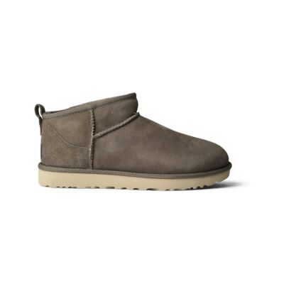 UGG für Damen. 1116109 Lederstiefeletten Classic Ultra Mini braun grünlich braun (41), Wohnung, Keine, Lässig UGG für Damen. 1116109 Lederstiefeletten Classic Ultra Mini braun grünlich braun (41), Wohnung, Keine, Lässig