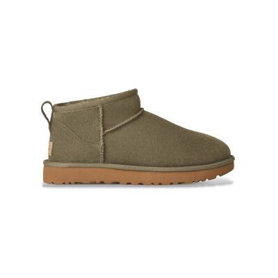 UGG für Damen. 1116109 Klassische Ultra Mini Lederstiefeletten grün (36), Wohnung, Keine, Lässig UGG für Damen. 1116109 Klassische Ultra Mini Lederstiefeletten grün (36), Wohnung, Keine, Lässig