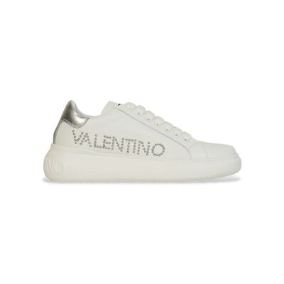 Valentino für Damen. 95B2302STUD Bounce Leder Turnschuhe weiß (40), Wohnung, Schnürsenkel, Lässig Valentino für Damen. 95B2302STUD Bounce Leder Turnschuhe weiß (40), Wohnung, Schnürsenkel, Lässig