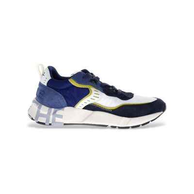 Voile blanche für Herren. 2017465 Leder Turnschuhe Club01 blau (43), Wohnung, 1 bis 3 cm, Schnürsenkel, Lässig Voile blanche für Herren. 2017465 Leder Turnschuhe Club01 blau (43), Wohnung, 1 bis 3 cm, Schnürsenkel, Lässig