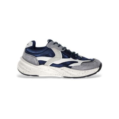 Voile blanche für Herren. 2019075 Leder Turnschuhe Club22 blau (44), Wohnung, Schnürsenkel, Lässig Voile blanche für Herren. 2019075 Leder Turnschuhe Club22 blau (44), Wohnung, Schnürsenkel, Lässig
