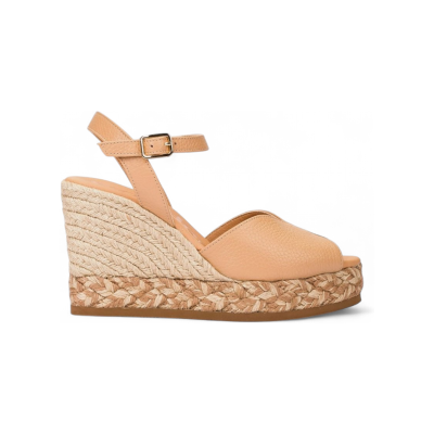Wonders für Damen. YH-MA2611_4994_1050 Dalia 11 Beige Leder Espadrilles (40), 5 bis 8 cm, Schnalle, Lässig Wonders für Damen. YH-MA2611_4994_1050 Dalia 11 Beige Leder Espadrilles (40), 5 bis 8 cm, Schnalle, Lässig