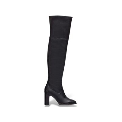 Wonders für Damen. M-5146_5098_5792 Leder-Stiefel Isabella Schwarz (35), 5 bis 8 cm, Keine Wonders für Damen. M-5146_5098_5792 Leder-Stiefel Isabella Schwarz (35), 5 bis 8 cm, Keine