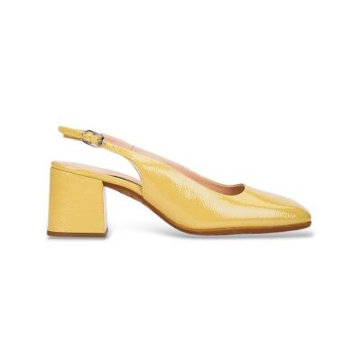 Wonders für Damen. H-6801_2024_371 Leder Schuhe Anila 01 Gelb (38), 5 bis 8 cm, Schnalle, Lässig, Party, Lackleder Wonders für Damen. H-6801_2024_371 Leder Schuhe Anila 01 Gelb (38), 5 bis 8 cm, Schnalle, Lässig, Party, Lackleder