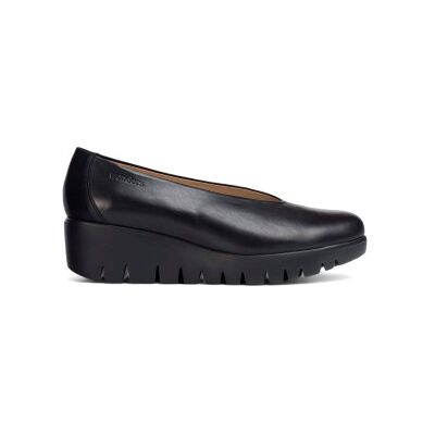 Wonders für Damen. C-33100 Fly Leder-Slipper schwarz (36), 3 bis 5 cm, Keine, Lässig Wonders für Damen. C-33100 Fly Leder-Slipper schwarz (36), 3 bis 5 cm, Keine, Lässig