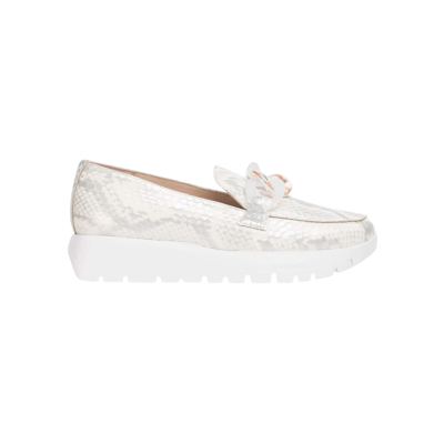 Wonders für Damen. A-2444_3839_6284 Rose Leder Mokassins weiß (38), 3 bis 5 cm, Keine, Lässig Wonders für Damen. A-2444_3839_6284 Rose Leder Mokassins weiß (38), 3 bis 5 cm, Keine, Lässig