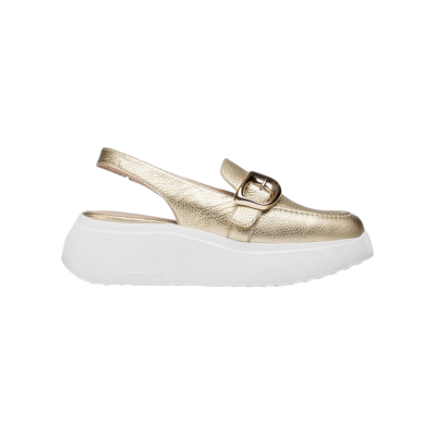 Wonders für Damen. A-3624_5432_7285 Acalia Pumps aus goldenem Leder (40), 3 bis 5 cm, Schnalle, Lässig Wonders für Damen. A-3624_5432_7285 Acalia Pumps aus goldenem Leder (40), 3 bis 5 cm, Schnalle, Lässig