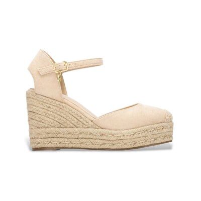 Xti für Damen. 14541603-BEIGE Espadrilles 145416 beige (38), Stoff, 8 bis 10 cm, Schnalle, Lässig, Sportlich Xti für Damen. 14541603-BEIGE Espadrilles 145416 beige (38), Stoff, 8 bis 10 cm, Schnalle, Lässig, Sportlich